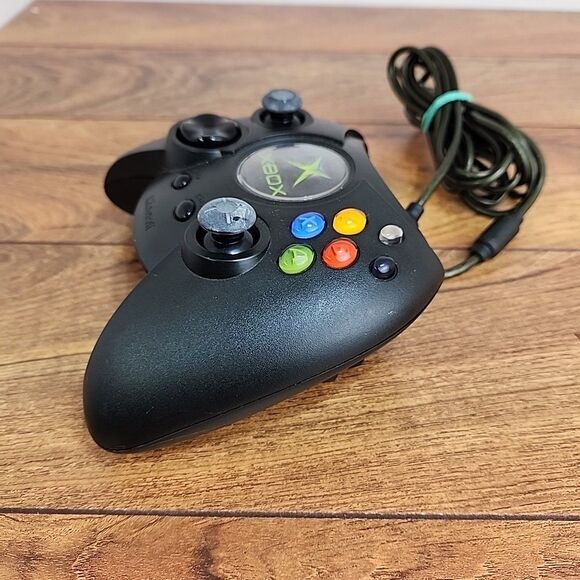 Microsoft Xbox Duke Controller X08-17160 – OEM Original Black Wired Gamepad - Picture 9 of 11